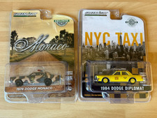 1:64 Greenlight 1978 Dodge Monaco & 1984 Dodge Diplomat