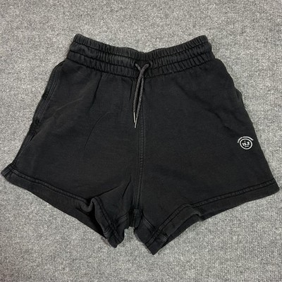 Allbirds Sweat Shorts Womens XS Black French Terry Elastic Waist Pockets Lounge