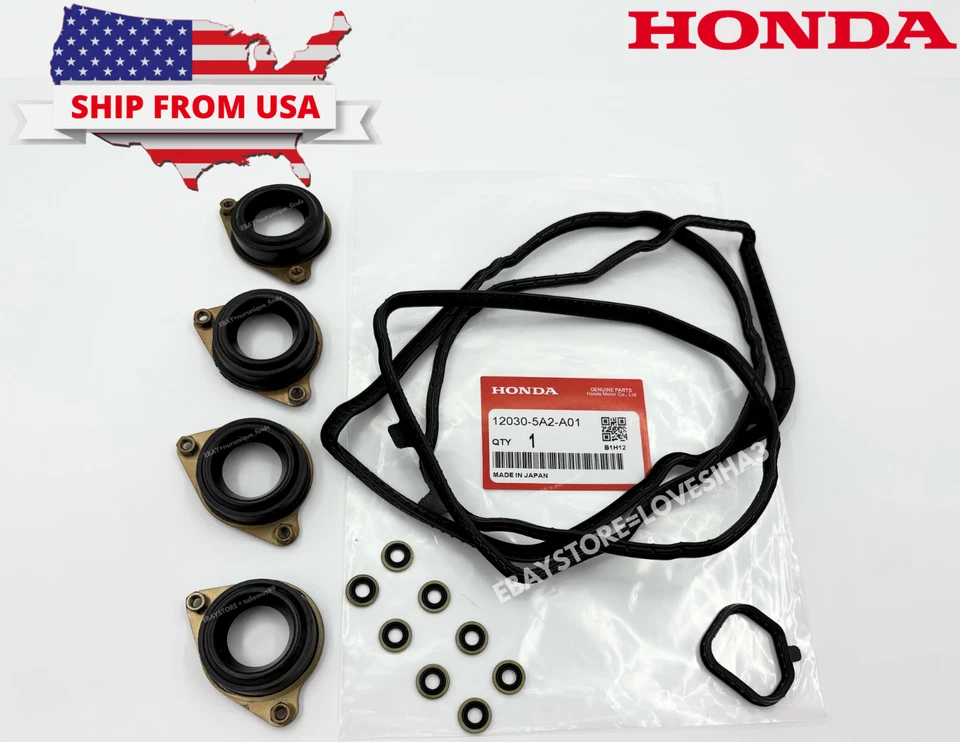 Комплект прокладок крышек клапанов подлинный оригинальный производитель Honda 12030-5A2-A01 2013-2017 Accord 2,4 л L4 - Изображение 3 из 4