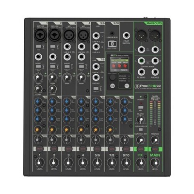 Mackie ProFX10GO 10-Channel Battery-Powered Mixer