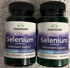 180 Caps Swanson Albion Selenium Complex 200 mcg  heart prostate health