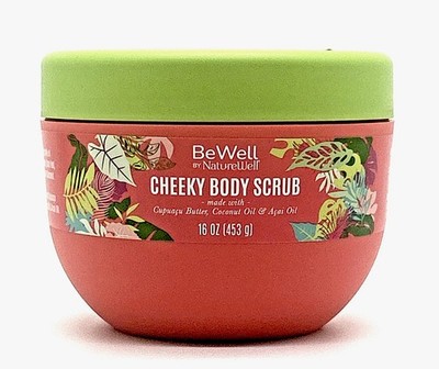 NatureWell Cheeky Firming Cupuacu Butter, Coconut & Acai Body Scrub (16 oz) 