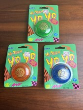 Lot Of 3 Hi Tech Yo-Yos 1992 In Original Packets  7175