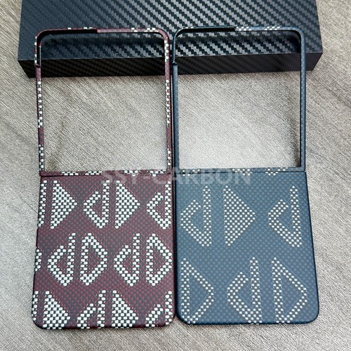 For Samsung Galaxy Z Flip 7 Aramid Carbon Fiber Case MagSafe Magnetic Cover - Picture 2 of 14