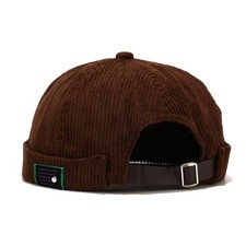 Mens Docker Cap Brimless Skullcap Sailor Rolled Cuff Retro Beanie Hat Headwear