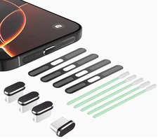 USB C Dust Plug USB C Port Cover, 4 Pack Type C Charging Port Plug Cover