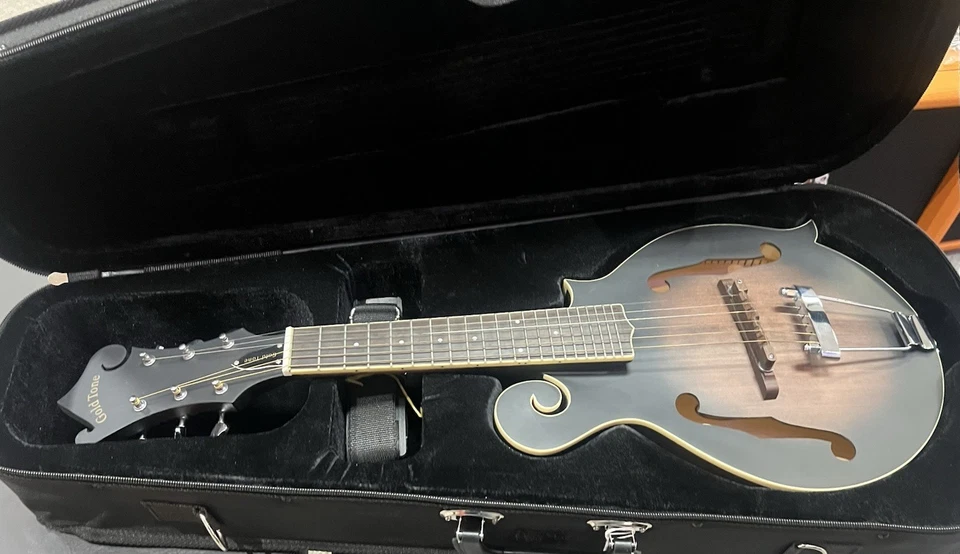 Goldtone F-6 Long Scale Manditar Cutaway Mando-Guitar w/Case - Image 3 of 4