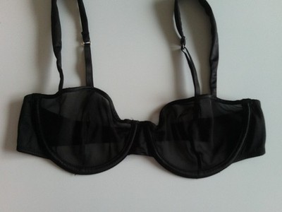 H&M Sexy Transparenter Bügel BH UK 34B Euro 75B Frankreich 90B