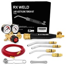 RX WELD Air Acetylene Torch Kit Fuel Gas kit Professional Series