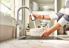 Moen 7185C Brantford Chrome 1 Handle Kitchen Faucet w/ Pulldown Spout