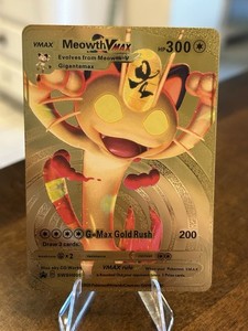 pokemon card value 25th anniversary Pokemon Sword and Shield Meowth Vmax #SWSH005 Italian Black Star Promo –  Rotterdam Comics main image 0