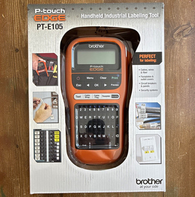 Brother P-touch EDGE PT-E105 Handheld Industrial Labeling Tool