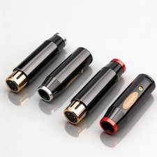4pcs XLR Plug Pure Copper Gold Plated 3pin HiFi Audio Balanced Cable Connector