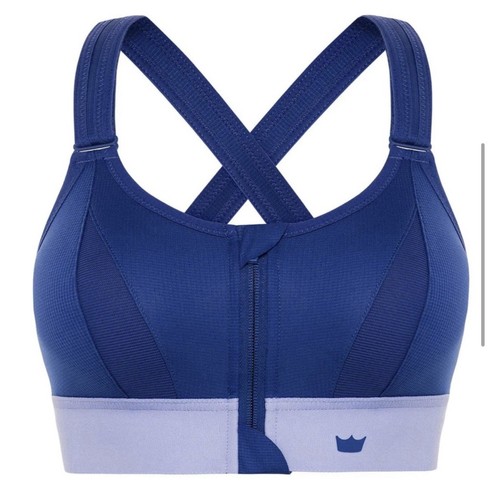 SHEFIT Sz Luxe Ultimate Sports Bra High Impact Blueberry Blue Activewear
