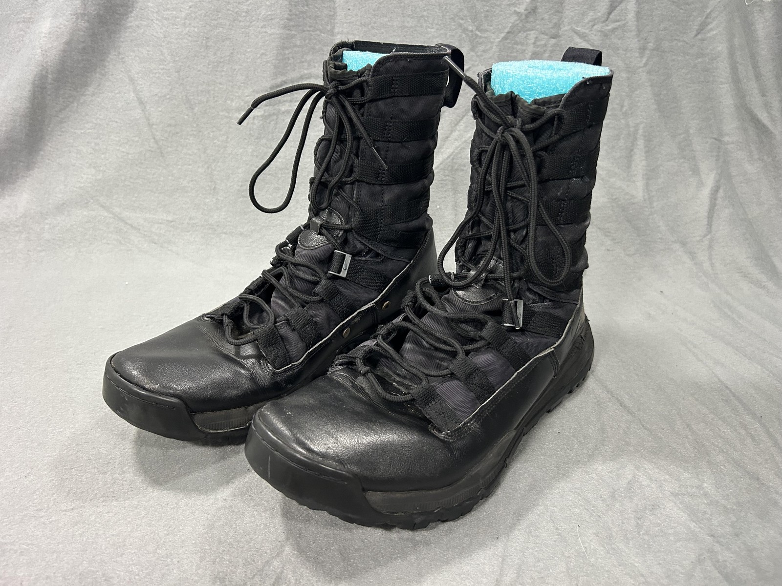 S Size 13 Black Leather Combat Military 922474-001