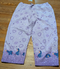 Disney Pooh Eeyore Pajama Pants Flannel Women s 2XL 18-20 Vintage 2005