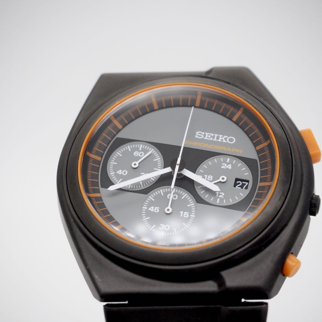 SEIKO ジウジアーロ　時計　クロノグラフ　ブラック SEIKO ジウジアーロ 時計 クロノグラフ ブラック セイコー新作