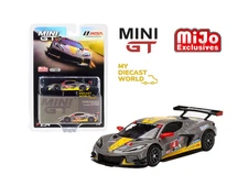 Mini GT 1:64 #254 Chevrolet Corvette C8.R #4 2020 IMSA 24 Hr Daytona (Grey)
