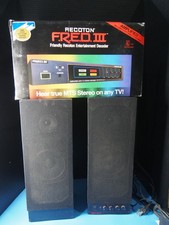 Recoton MTS TV Stereo Decoder DBX Schotz Technology Fred III W Speakers 1986
