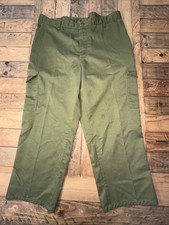 VTG A3 Boy Scouts of America BSOA Pants 36W 25L Green Cargo Uniform Outdoor