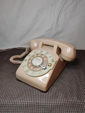 🔥1957 LIGHT PINK Bell Western Electric C/D 500 Rotary Phone Telephone VINTAGE 
