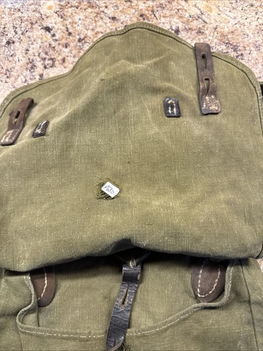 Genuine Ww2 German Bread Bag Heer With Strap - Picture 5 of 11