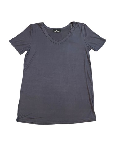 NEU! Rae Mode T-Shirt Oberteil V-Ausschnitt Kurzarm super weich tolles Basic SMALL - Bild 1 von 5