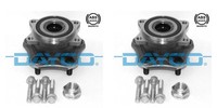 Dayco 2X Radnabe Radlagersatz Hinterachse FüR Suzuki Grand Vitara II Kizashi JT