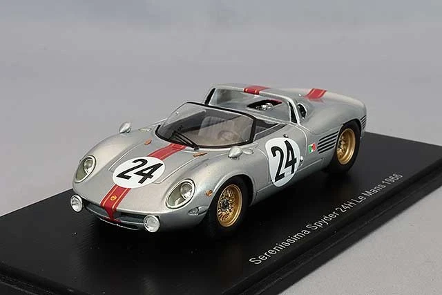Spark S7560 1/43 SERENISSIMA SPYDER NO.24 24H LE MANS 1966 Model