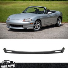 Fits 99-00 Mazda Miata Front Bumper Lip Spoiler Oe Factory Style Unpainted Pu Fits 99-00 Mazda Miata Front Bumper Lip Spoiler Oe Factory Style Unpainted Pu
