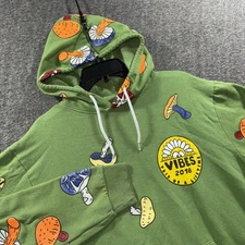 Fresh Laundry Hoodie Mens Large Vibes 2018 Trip Of A Lifetime Mushroom Graphic