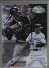 2017 Topps Gold Label Class 2 Black Trevor Story #3 1qy