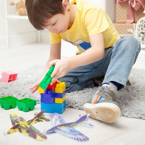 12 PCS Rotierendes Flugzeugspielzeug Kind Flugzeugmodelle Für Kinder - Bild 9 von 12