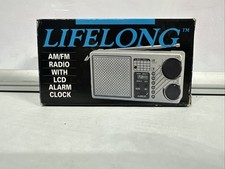 LIFELONG AM/FM RADIO WITH LCD ALARM CLOCK Model 845 VTG Clock Not Working