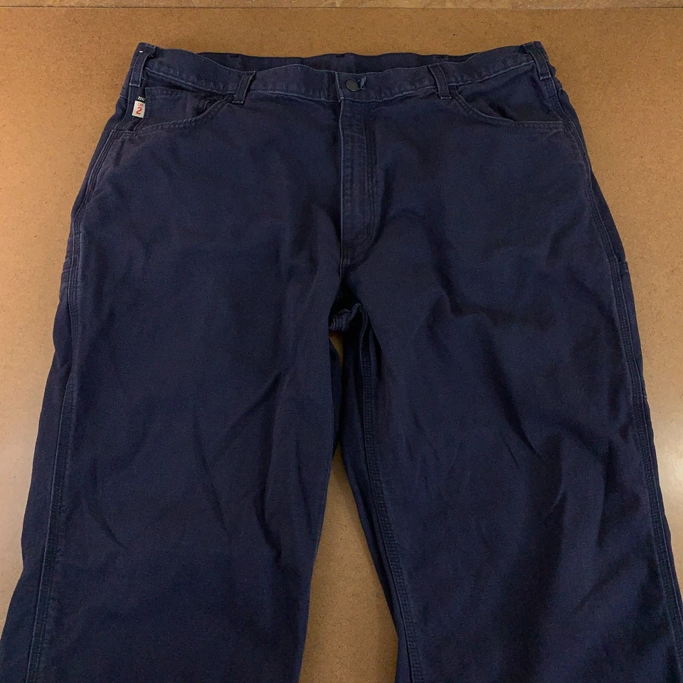 Pantalones de trabajo Carhartt FR para hombre 42 x 30 calce suelto resistente al fuego peso medio Foto 3 de 4