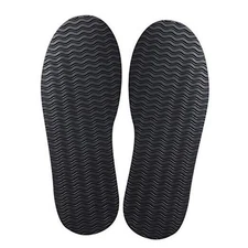 Shoe Rubber Sole Repair, Full Soles Shoe Repair Supplies, Non-Slip, 1 Pair Black