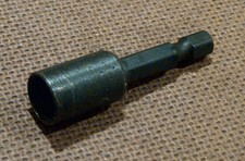 Power adapter for L.E. Wilson trimmer to use power drill instead of crank