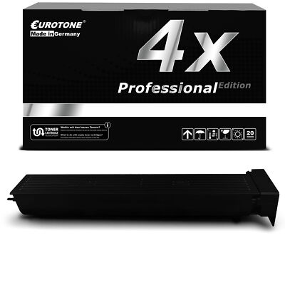 4x per Cartridge Black for Konica Minolta Bizhub C-550 C-650