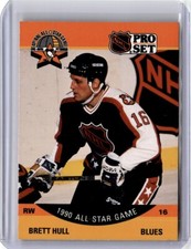 1990-91 Pro Set Hockey Card Brett Hull C St. Louis Blues #342