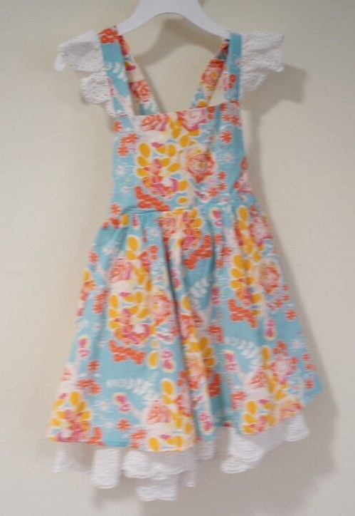 NWT Cheeky Plum Eyelet Lace Trim Sundress Girl's Size 6