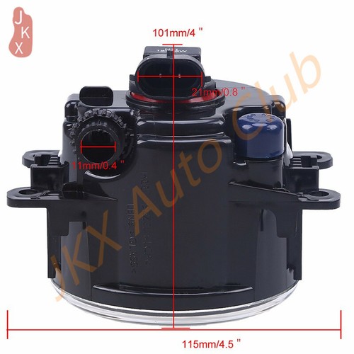 Para Peugeot 207 307 407 607 3008 SW CC FUR 2000-2013 2X luces antiniebla k lámpara de parachoques - Imagen 7 de 9