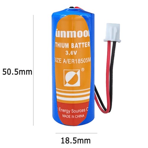 Batería ER18505M 3200mAh 3.6V con 2.54 Enchufe Blanco Batería No Recargable Nueva - Imagen 2 de 2