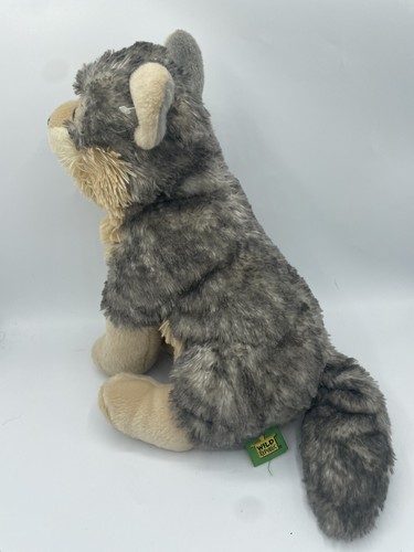 Peluche Lupo Seduto Repubblica Selvaggia 12” Peluche Giocattolo Lupo - Foto 2 di 2