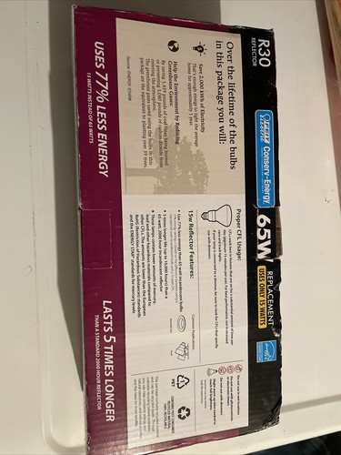 (4-Pack) Feit Electric Conserv-Energy R30 Reflector 65W Replacement - Uses 15W - Picture 3 of 4