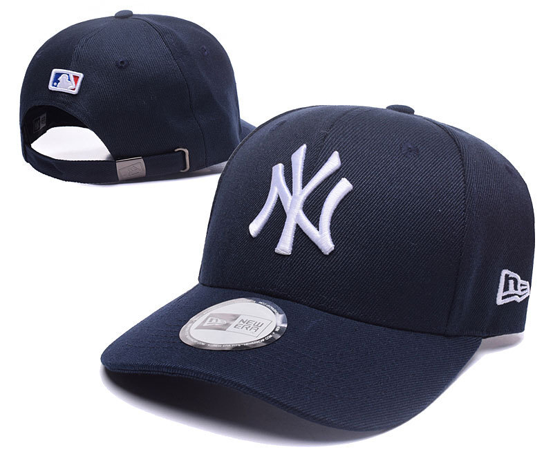 Navy blue unisex New York Yankees baseball cap Men's and women's sports