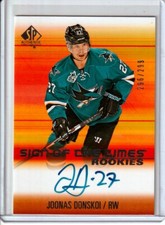 2015-16 SP Authentic Sign of the Times Rookies Joonas Donskoi RC AUTO /299