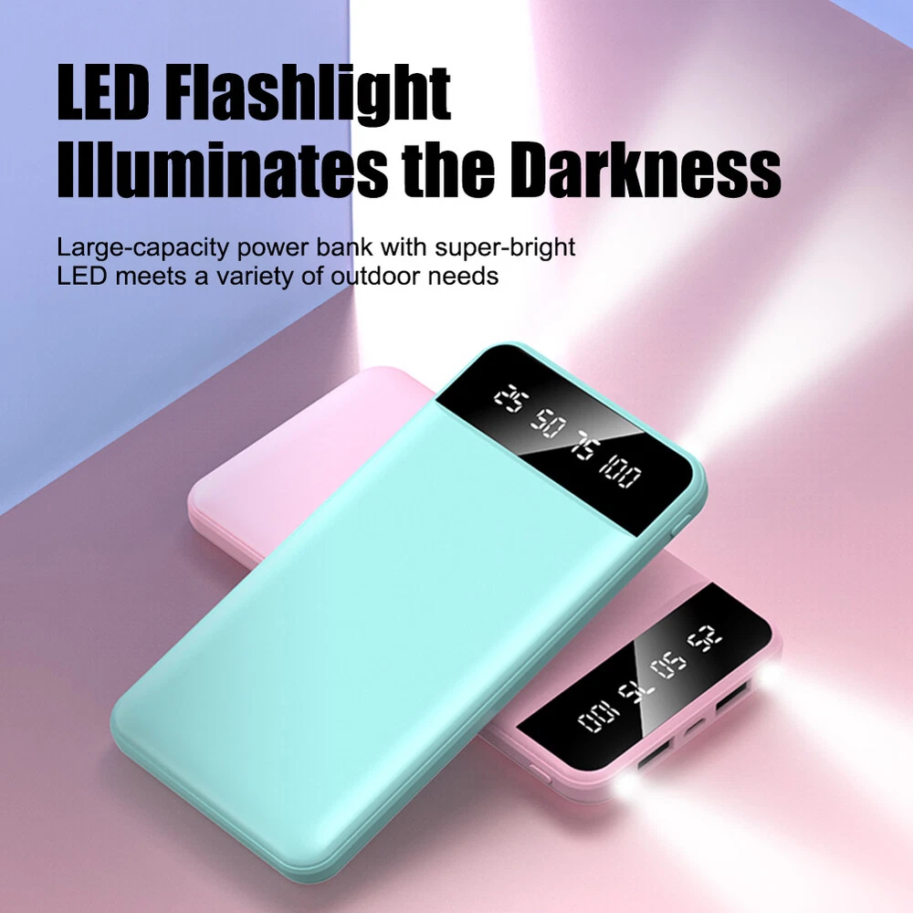 20000mAh Power Bank for Heated Jacket Vest 5V 2A External Battery