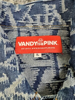 Vandy the Pink Monogram denim jacket XL | eBay