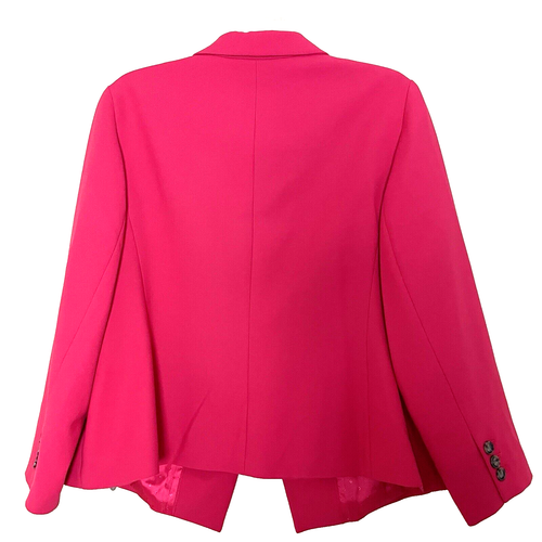 Talbots Pink Jacket Blazer Size 20W Petite Italian Fabric Double Cloth NWT - Picture 4 of 11