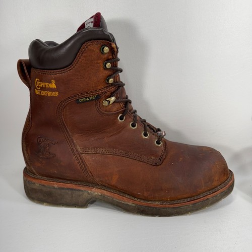 Stivali Chippewa 25227 taglia 9,5 D 8" impermeabili lisci stringati made in USA - Foto 6 di 12
